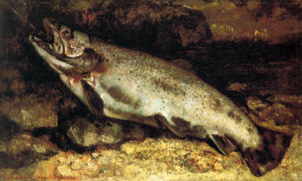 The Trout by COURBET, Gustave