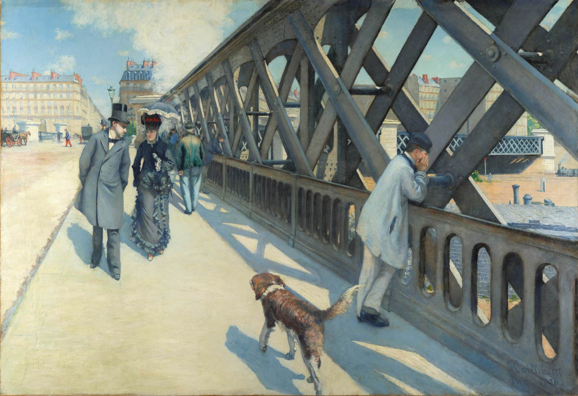 Le Pont de l'Europe by CAILLEBOTTE, Gustave