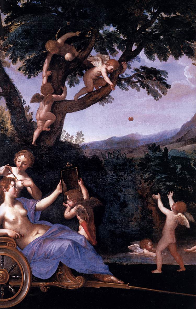 Spring (detail) by ALBANI, Francesco