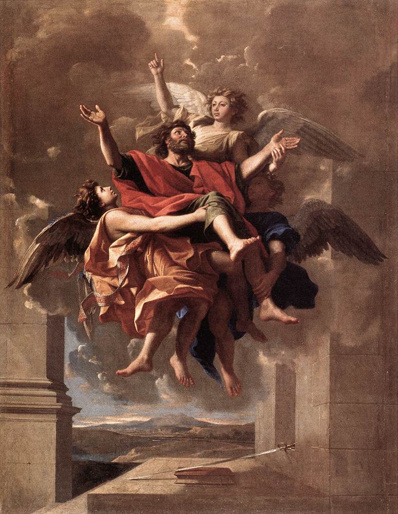 The Ecstasy of St Paul by POUSSIN, Nicolas