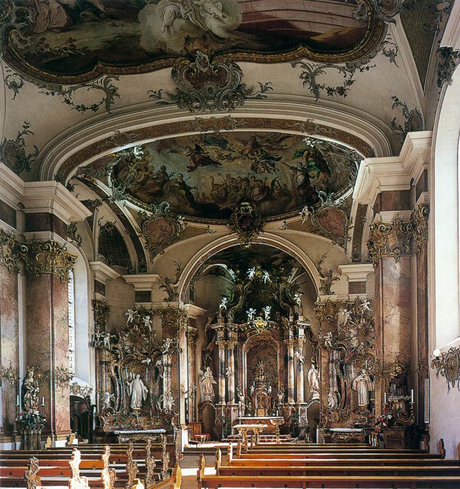 Interior view by FISCHER, Johann Michael