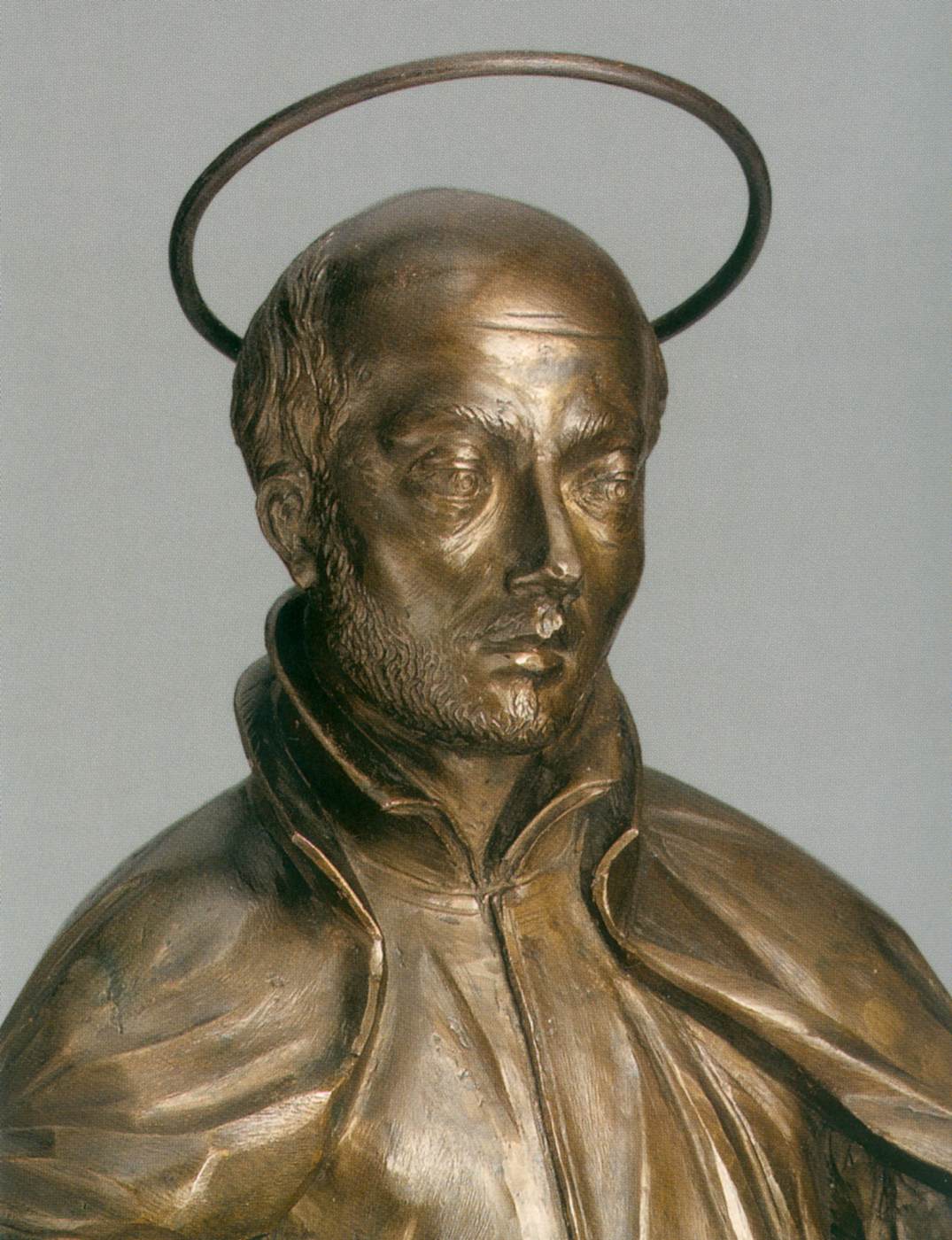 St Ignatius Loyola (detail) by BERTOS, Francesco