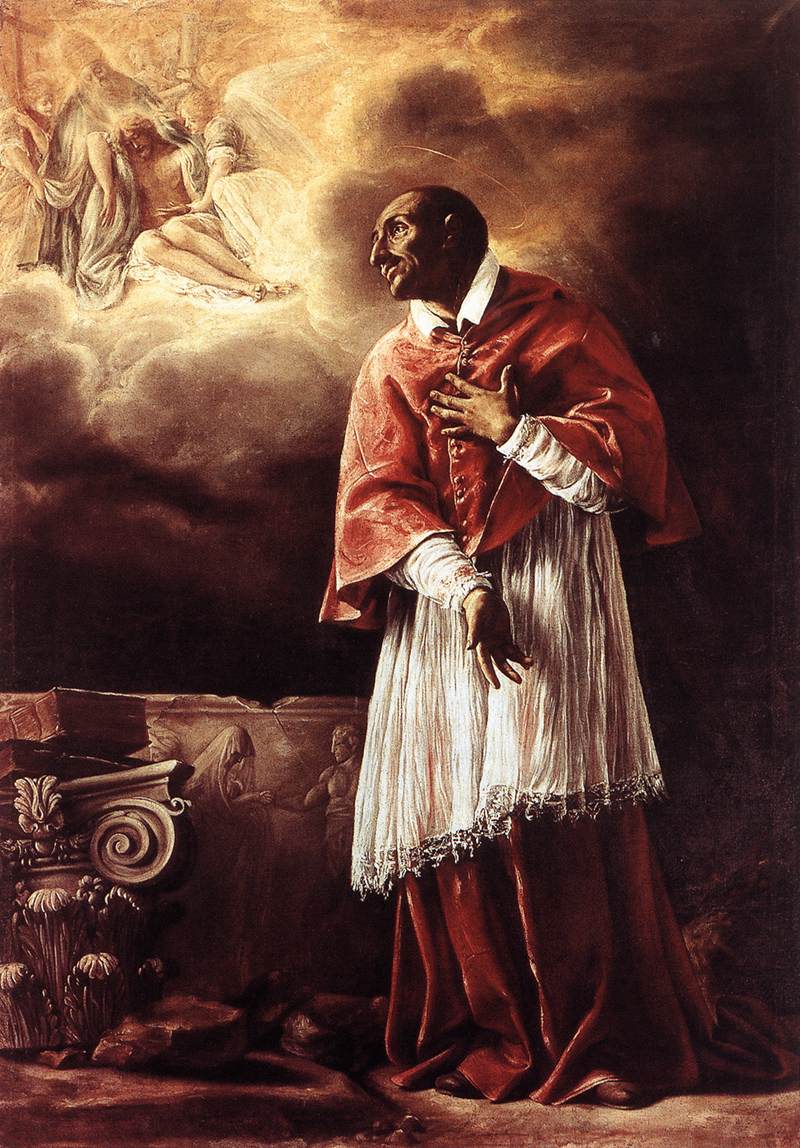 St Carlo Borromeo by BORGIANNI, Orazio