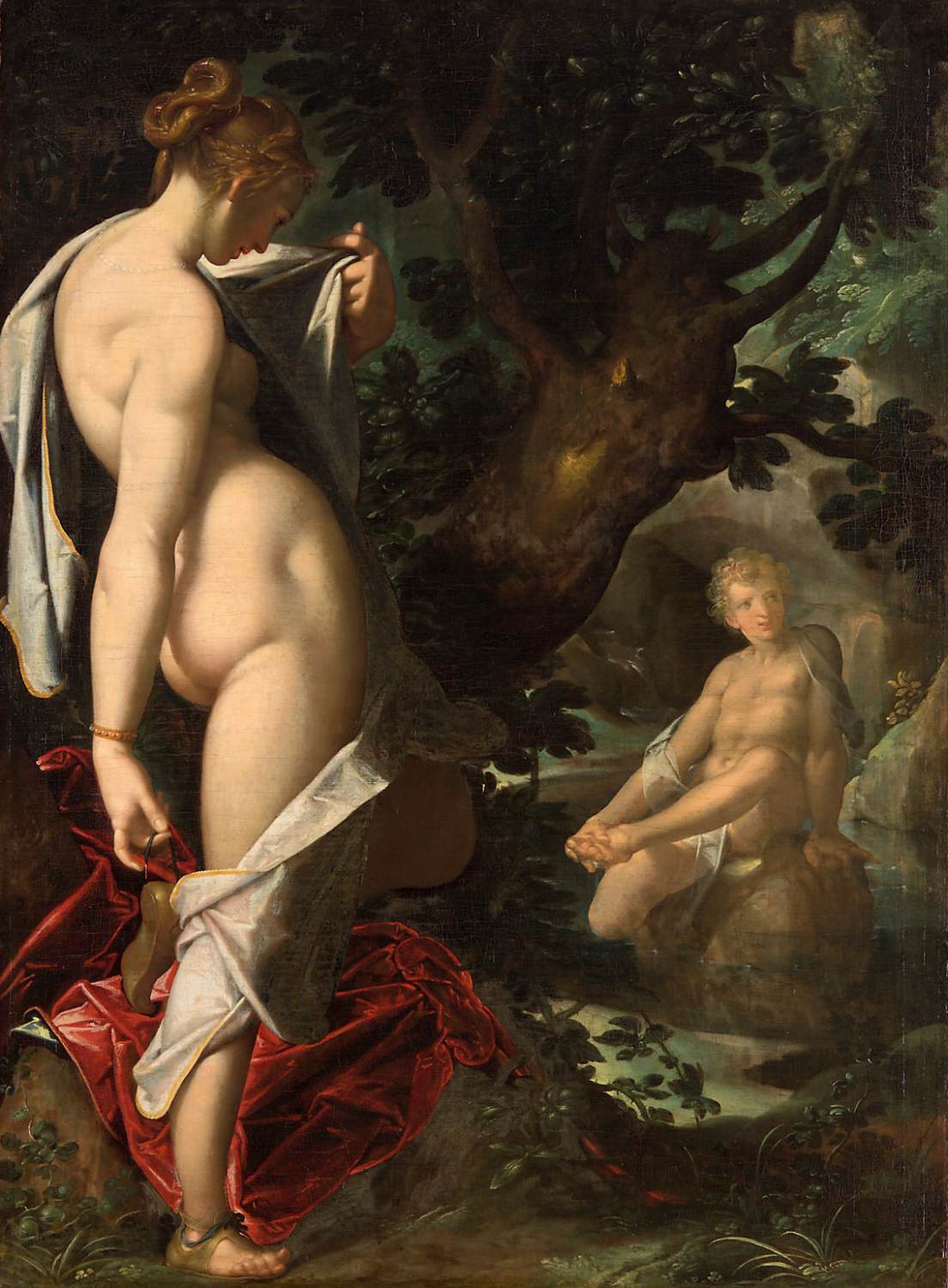 Hermaphroditus and the Nymph Salmacis by