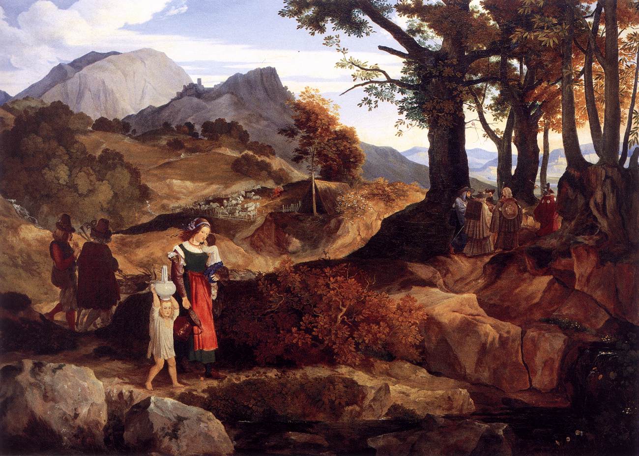 Ideal Landscape near Rocca Canterana by FOHR, Carl Philipp