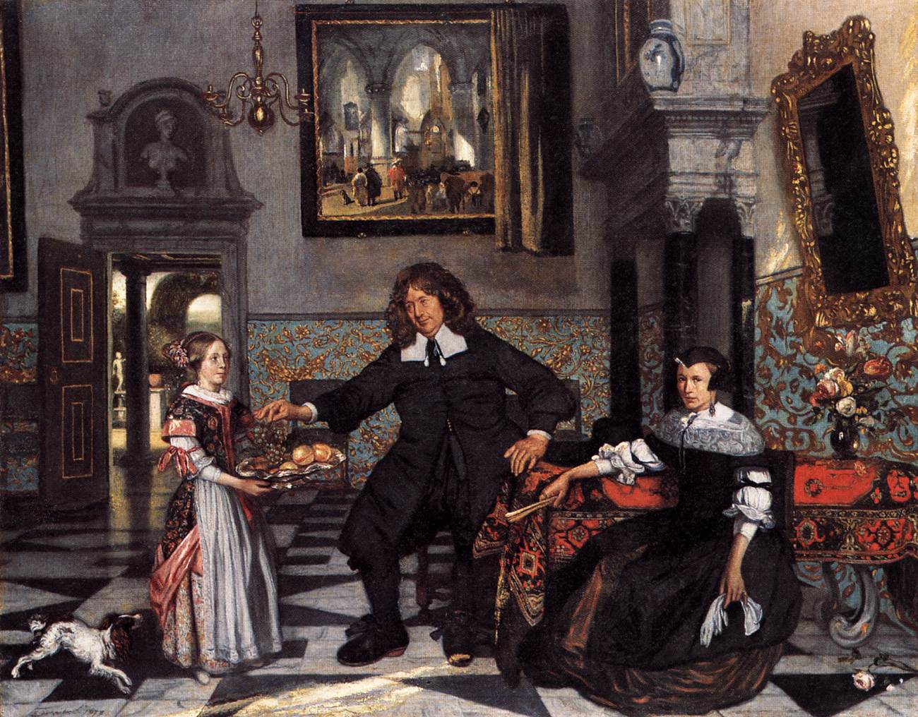 Portrait of a Family in an Interior by