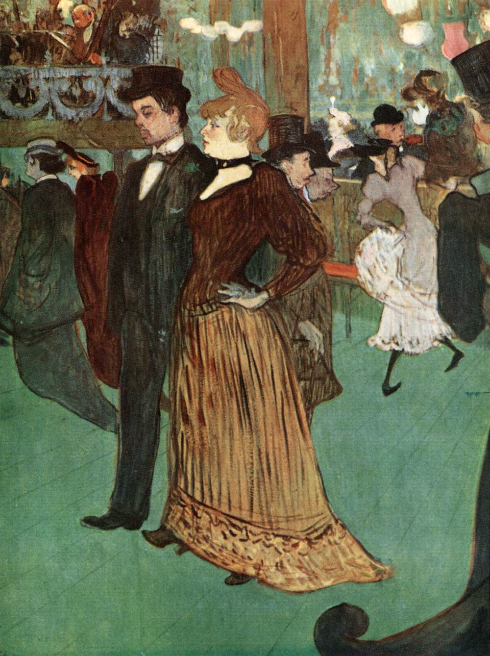 At the Moulin Rouge or The Promenade by TOULOUSE-LAUTREC, Henri de