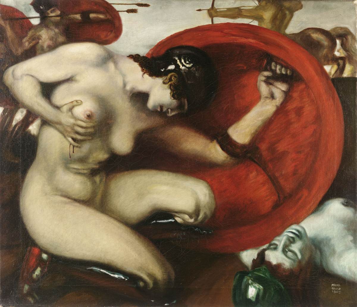 Wounded Amazon by STUCK, Franz von