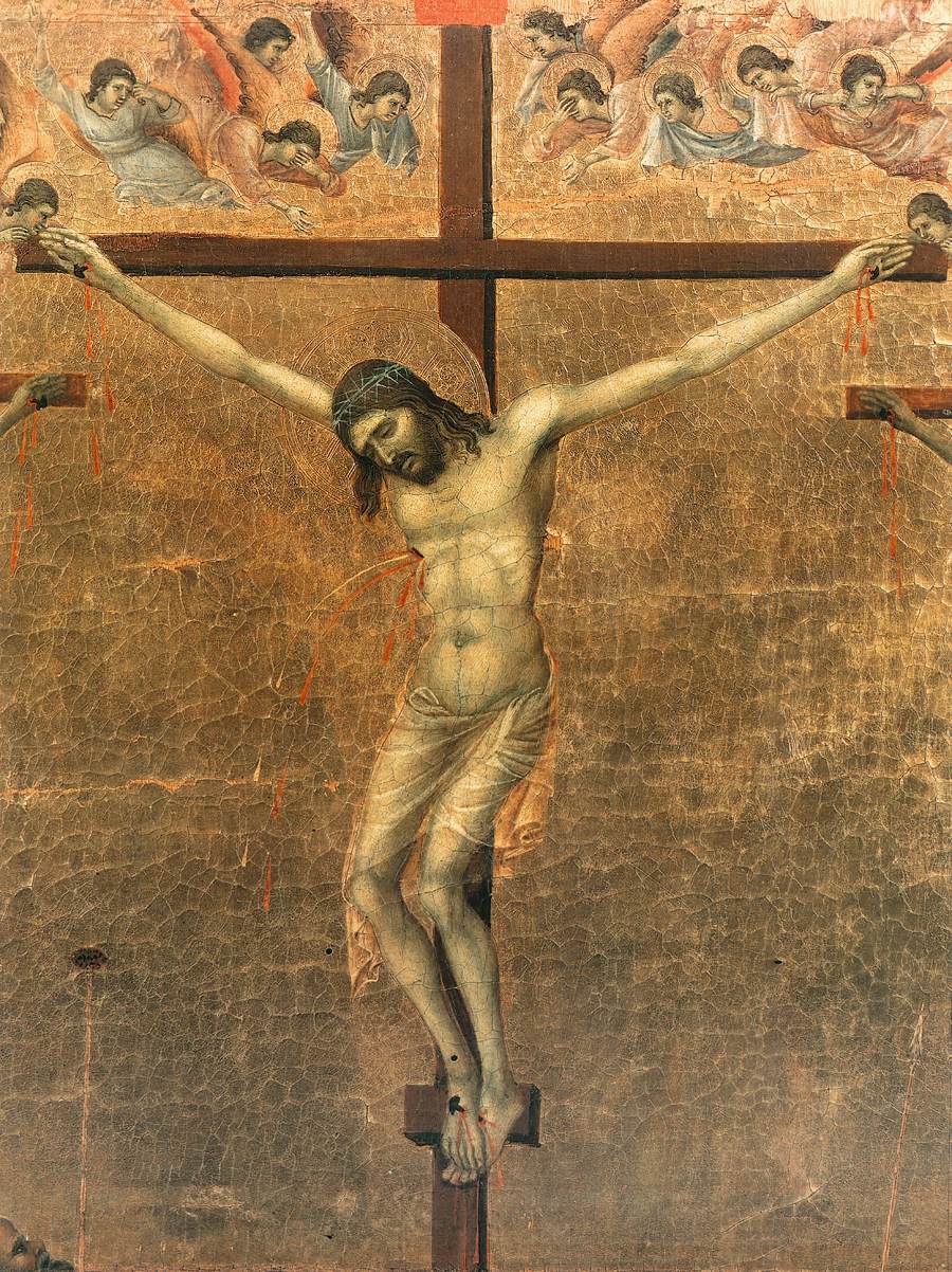 Crucifixion (detail) by DUCCIO di Buoninsegna