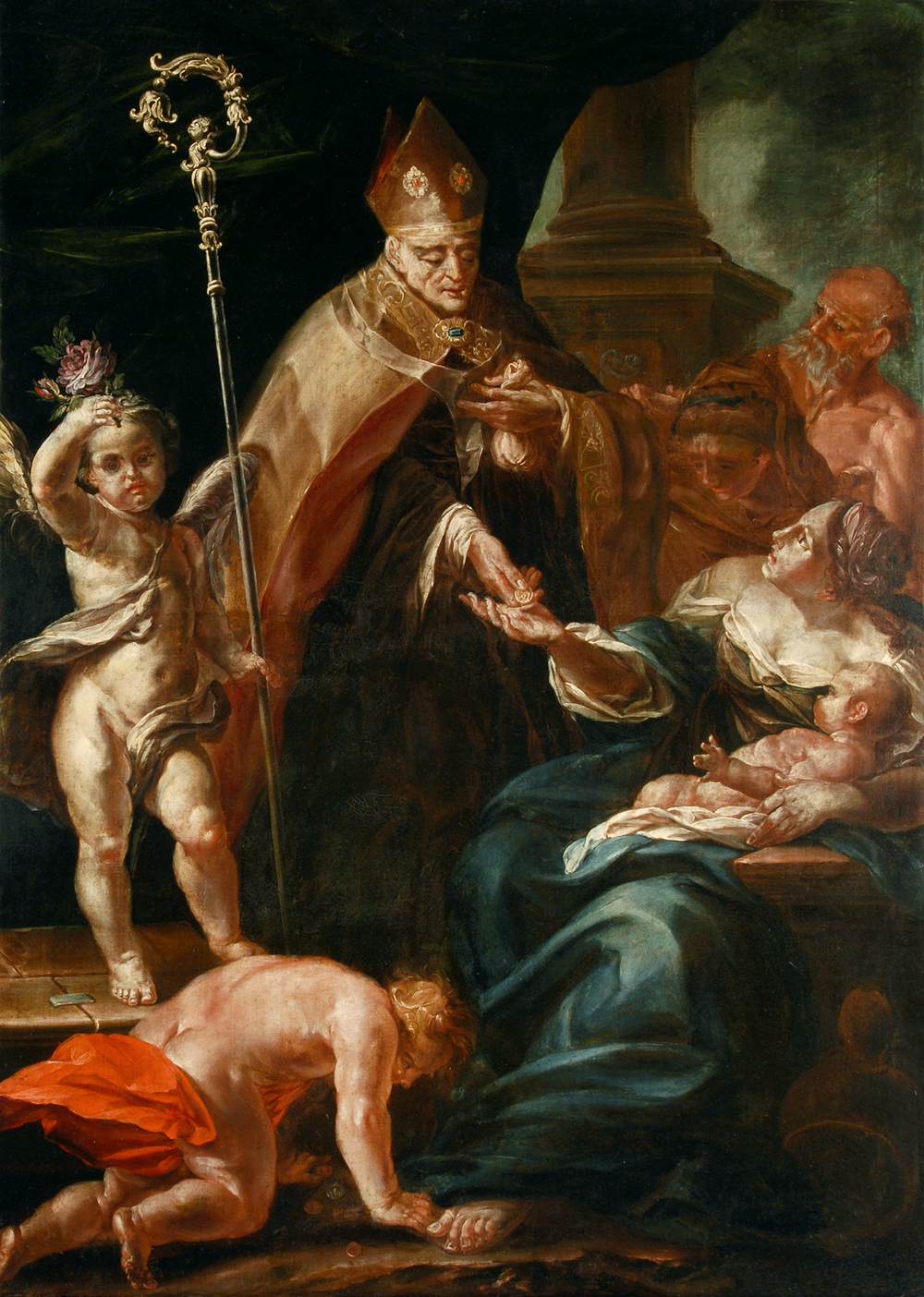 St John the Almoner by BISCAINO, Bartolomeo