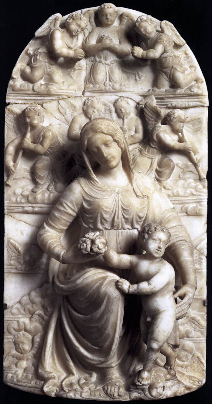 Madonna and Child with Angels by BAMBAIA