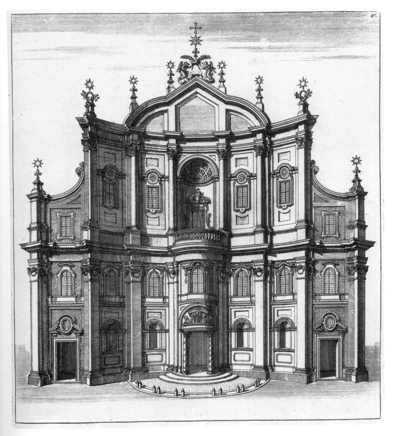 Façade of the Oratorio dei Filippini by