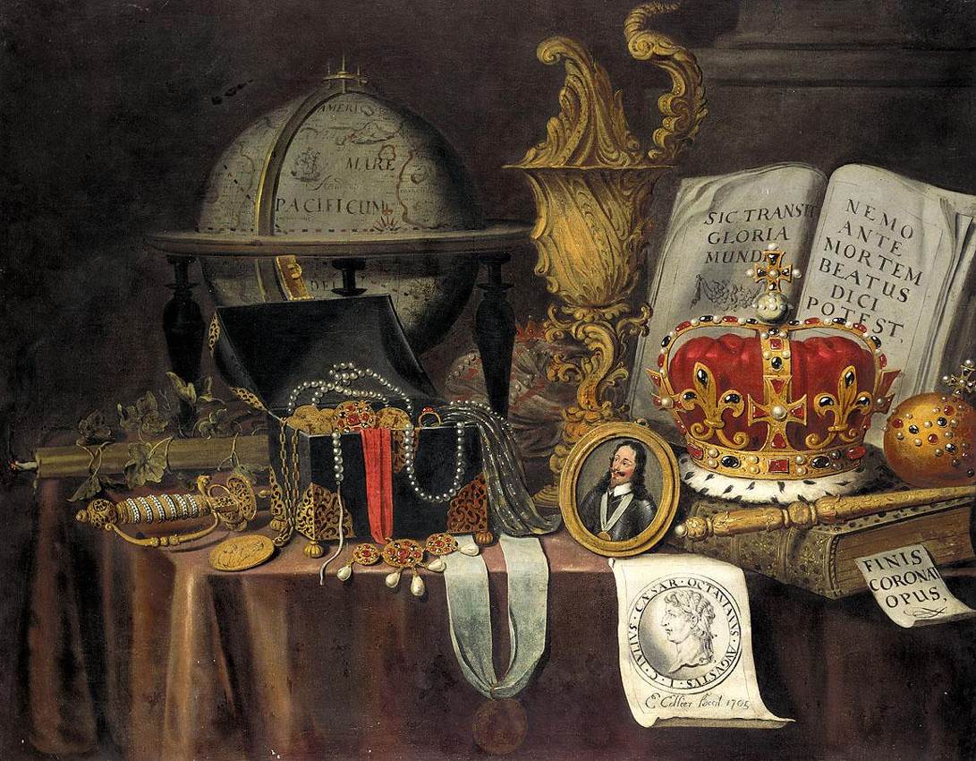 Vanitas Still-Life by COLLIER, Edwart