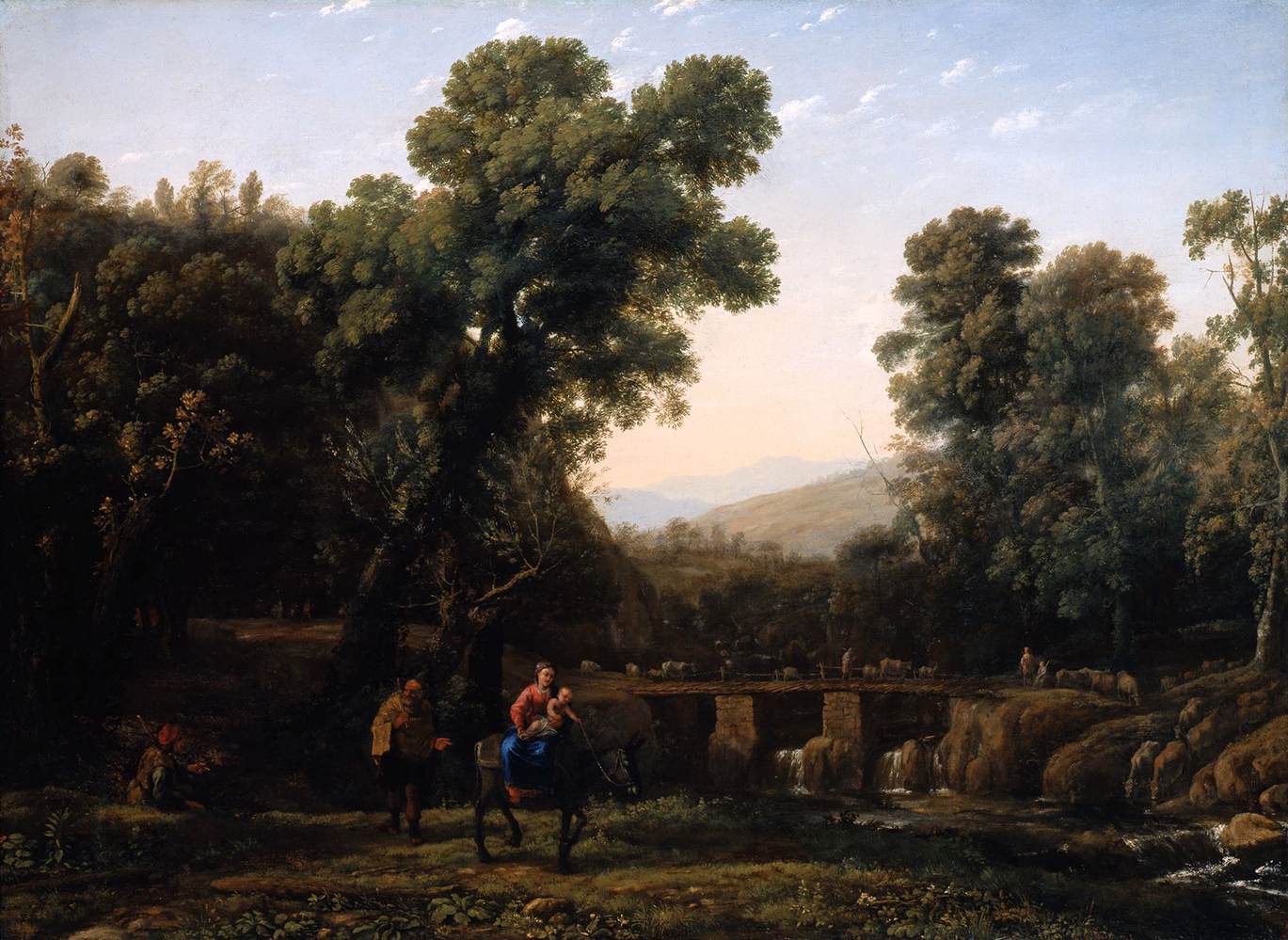 The Flight into Egypt by CLAUDE LORRAIN