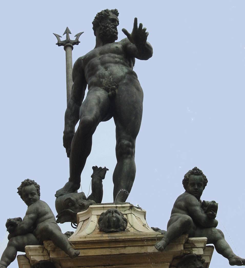 Fountain of Neptune (detail) by GIAMBOLOGNA