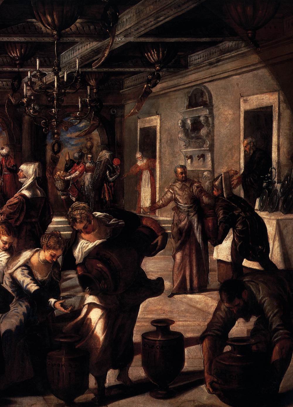 Marriage at Cana (detail) by TINTORETTO