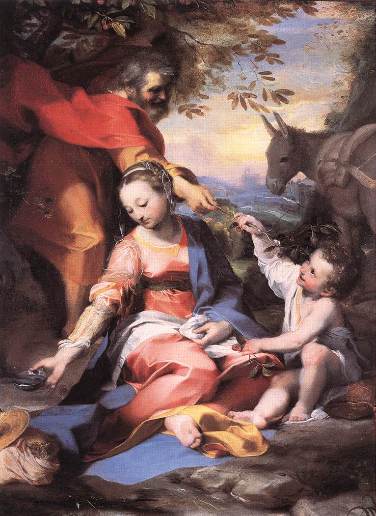 Rest on the Flight to Egypt by BAROCCI, Federico Fiori