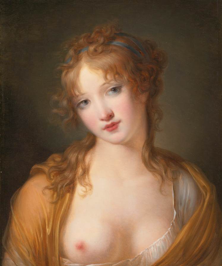 Portrait of a Young Lady in Classical Dress by