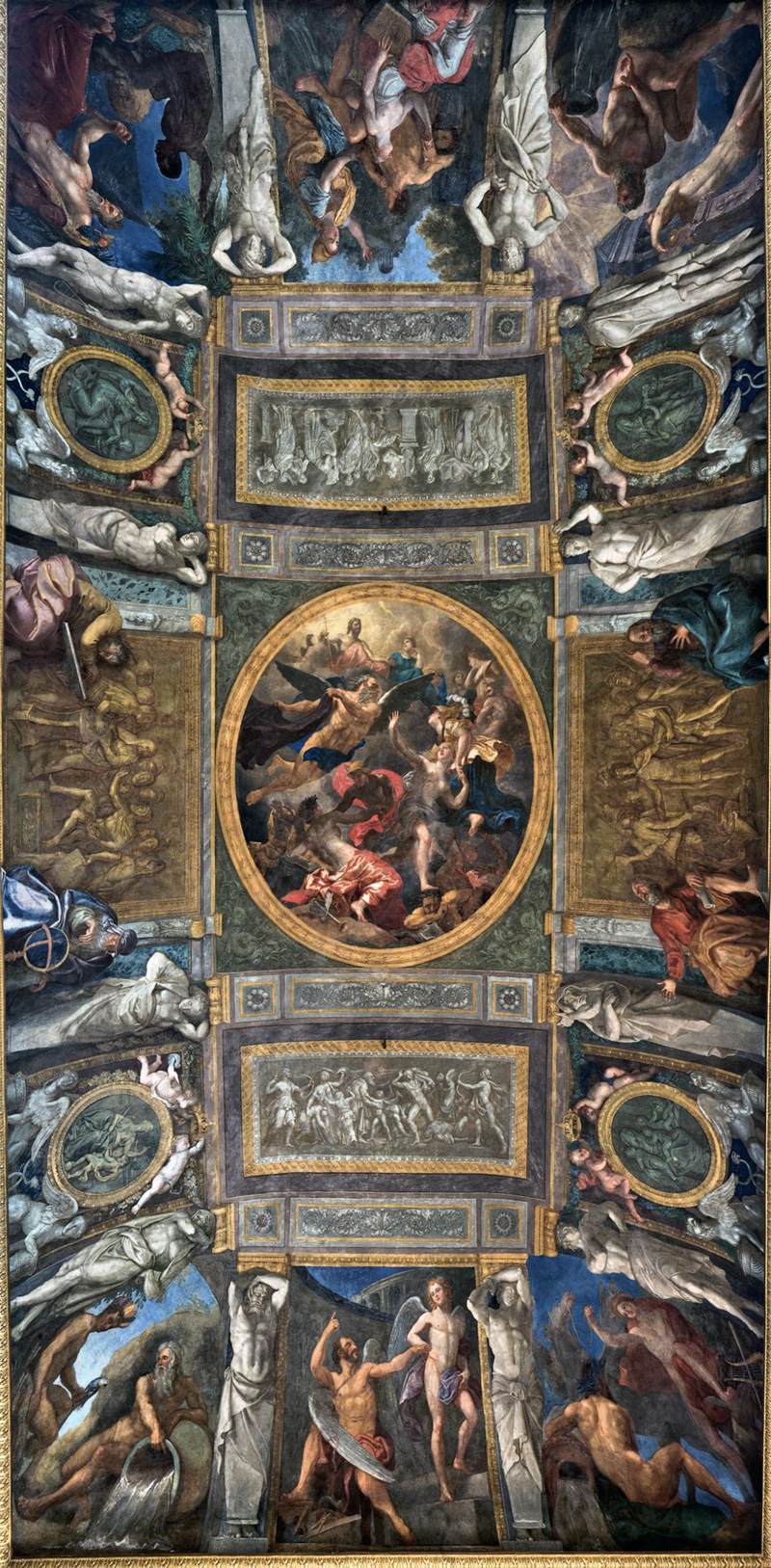 Ceiling painting: Truth Pursued by Time by