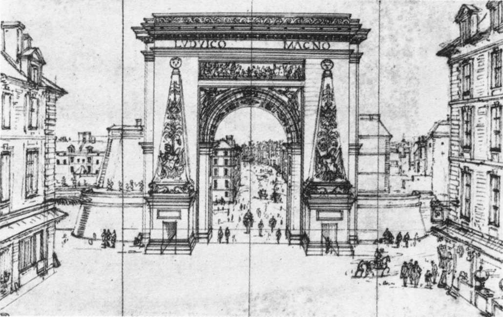 Porte Saint-Denis by PÉRELLE, Gabriel