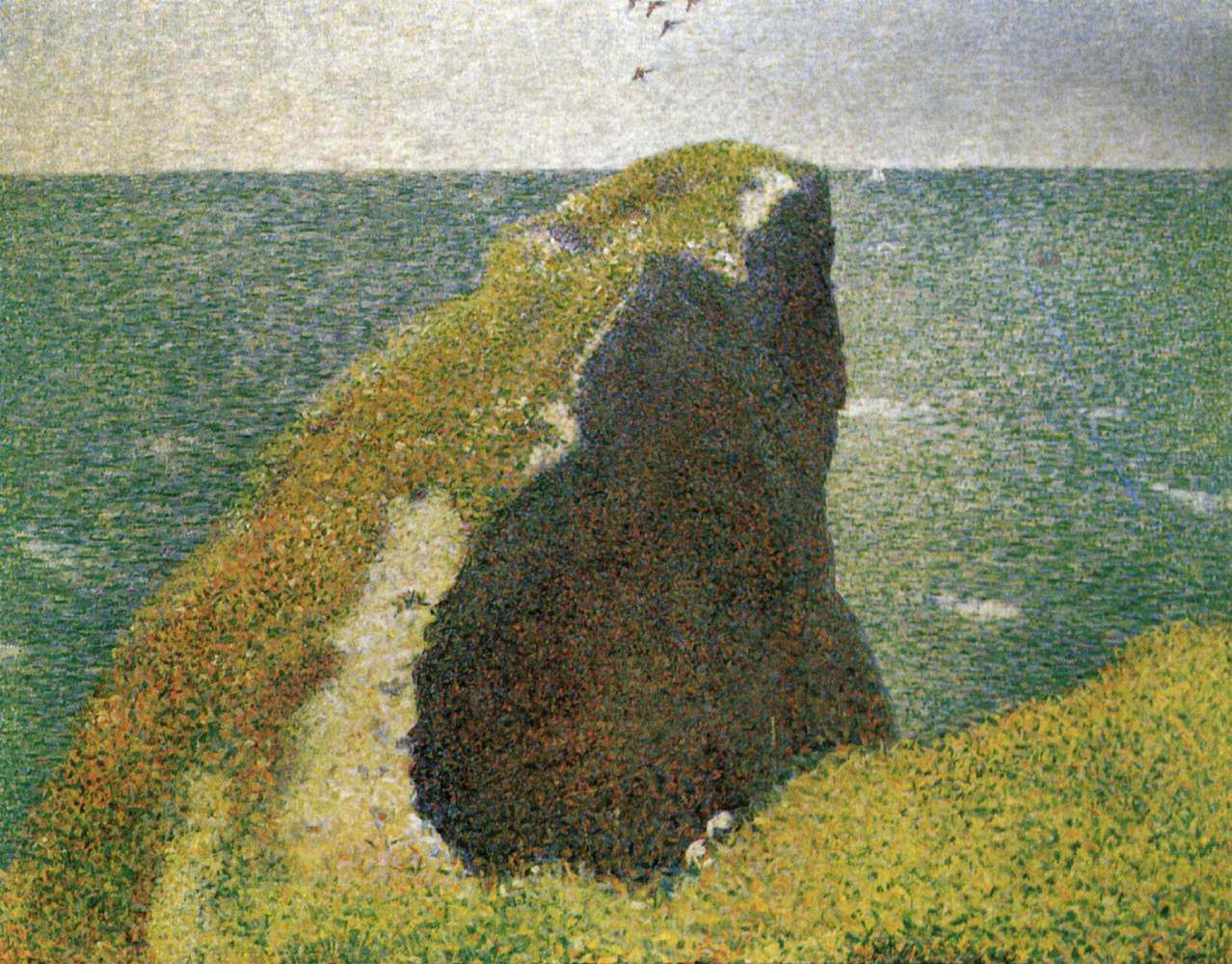 Bec du Hoc, Grandcamp by SEURAT, Georges