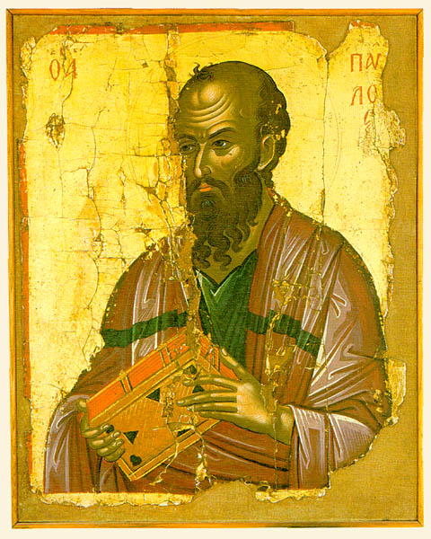 St Paul by THEOPHANES the Cretan