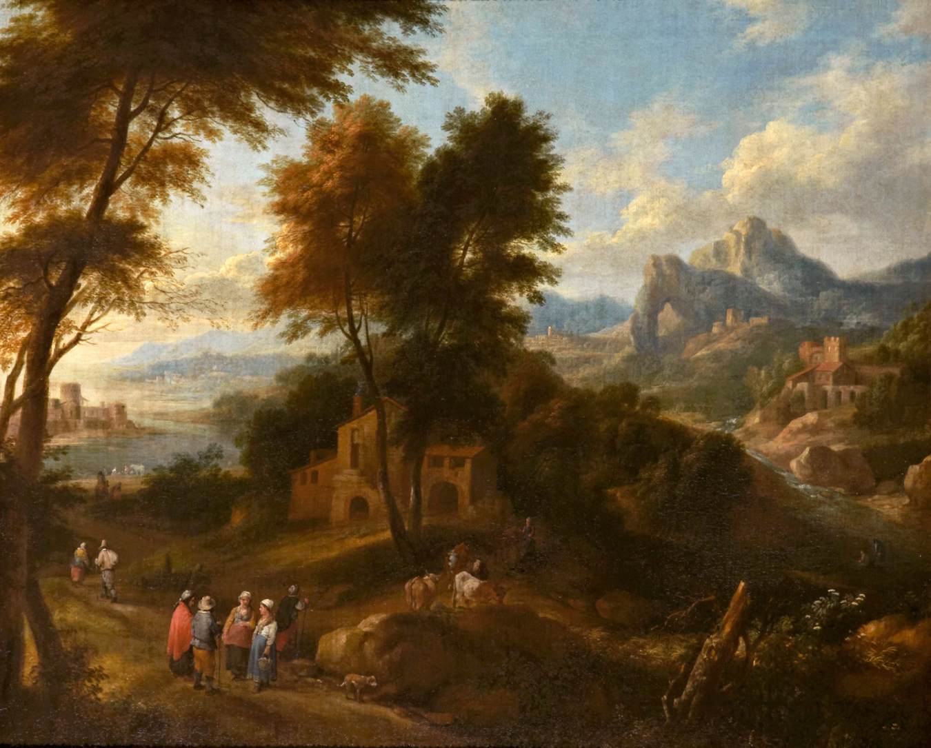 Extensive River Landscape by BOUDEWIJNS, Adriaen Frans