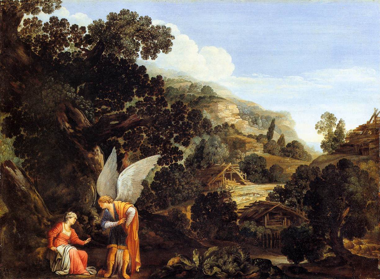 An Angel Appearing to the Wife of Manoah by SARACENI, Carlo