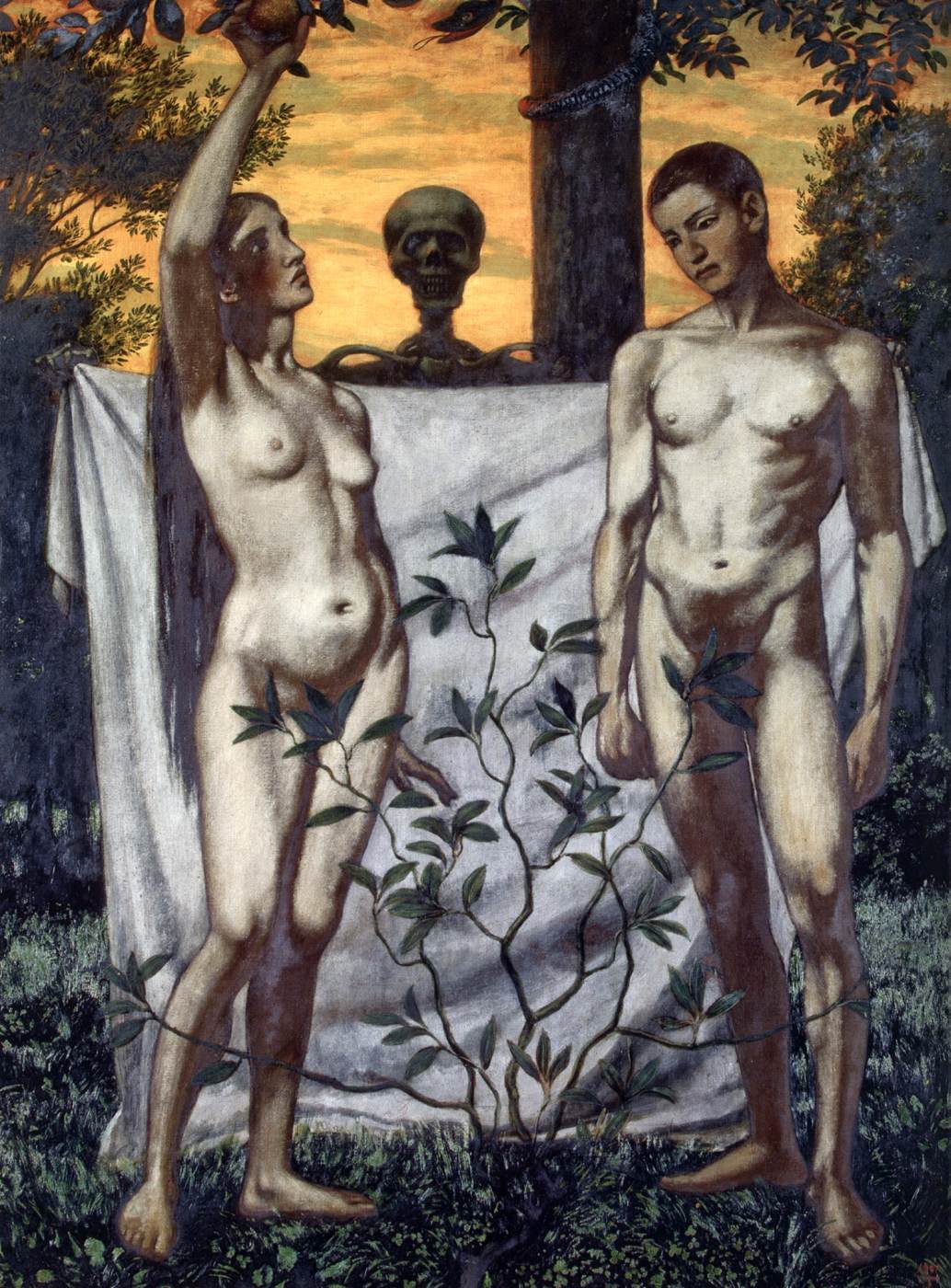 Adam and Eve by THOMA, Hans