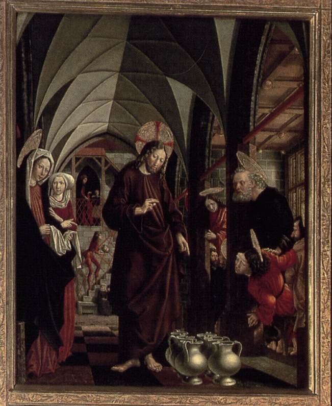 St Wolfgang Altarpiece: Marriage at Cana by