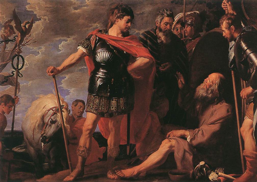 Alexander and Diogenes by CRAYER, Gaspard de