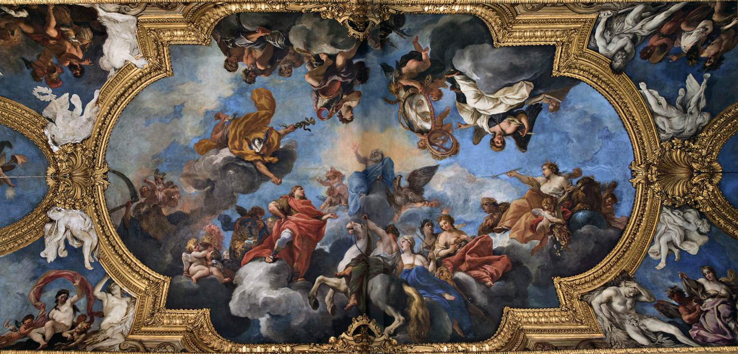 Ceiling of the Galleria del Daniel (centre section) by SEITER, Daniel