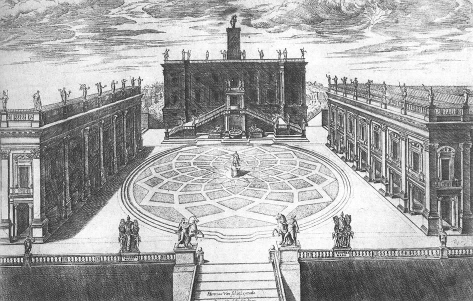 Design for the Capitoline Hill by DUPÉRAC, Etienne