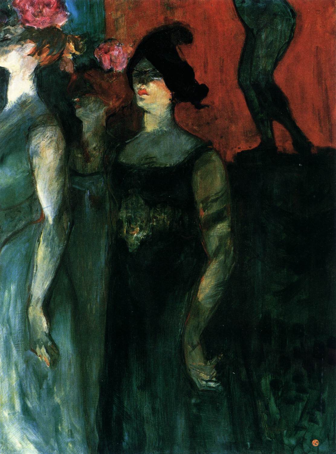 Messalina between Two Female Figures by TOULOUSE-LAUTREC, Henri de