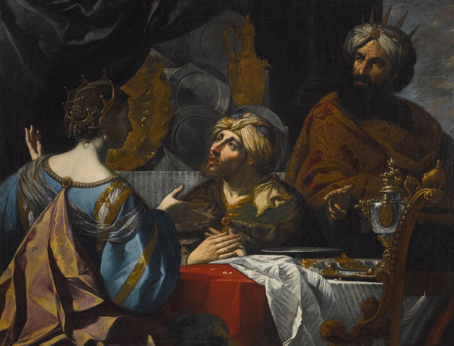 Intercession of Esther with King Ahasuerus and Haman by PAOLINI, Pietro