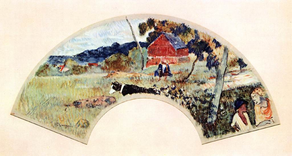 Design for a Fan by GAUGUIN, Paul