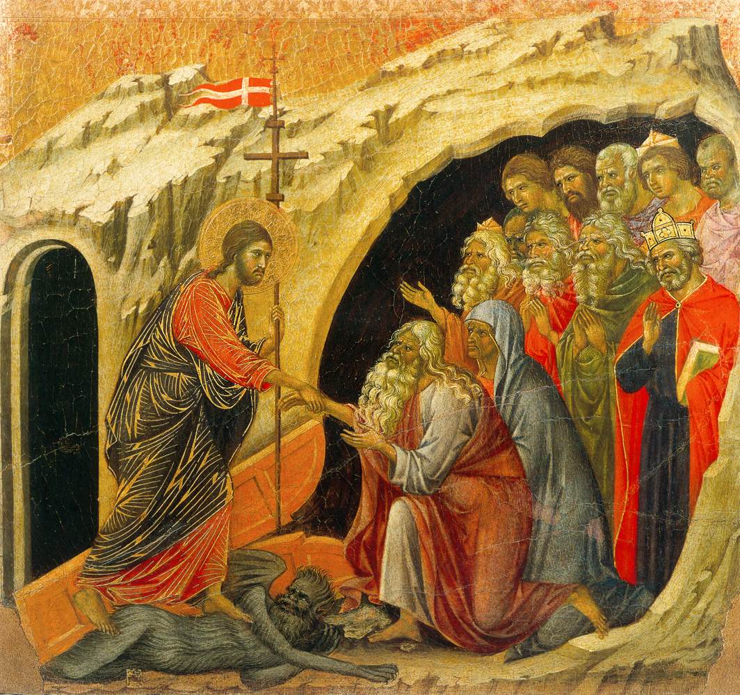 Christ in Limbo (scene 24) by DUCCIO di Buoninsegna