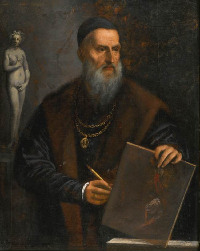 Portrait of Titian by VECCHIA, Pietro della