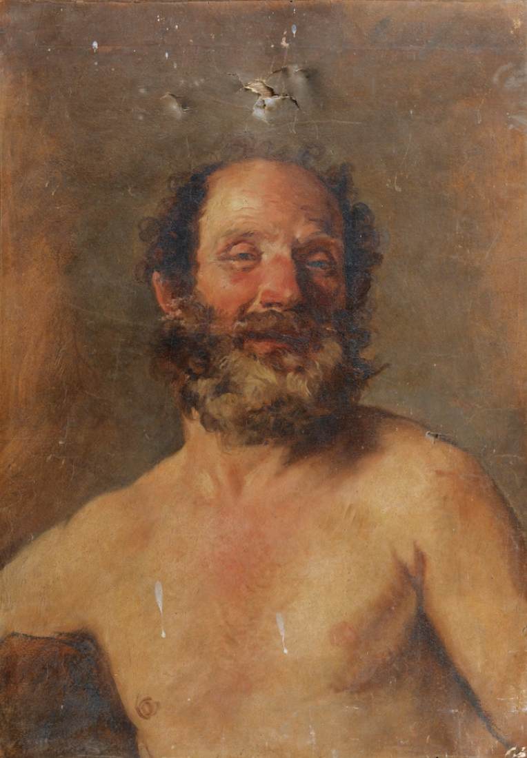 Study of a Bearded Man by RESTOUT, Jean II