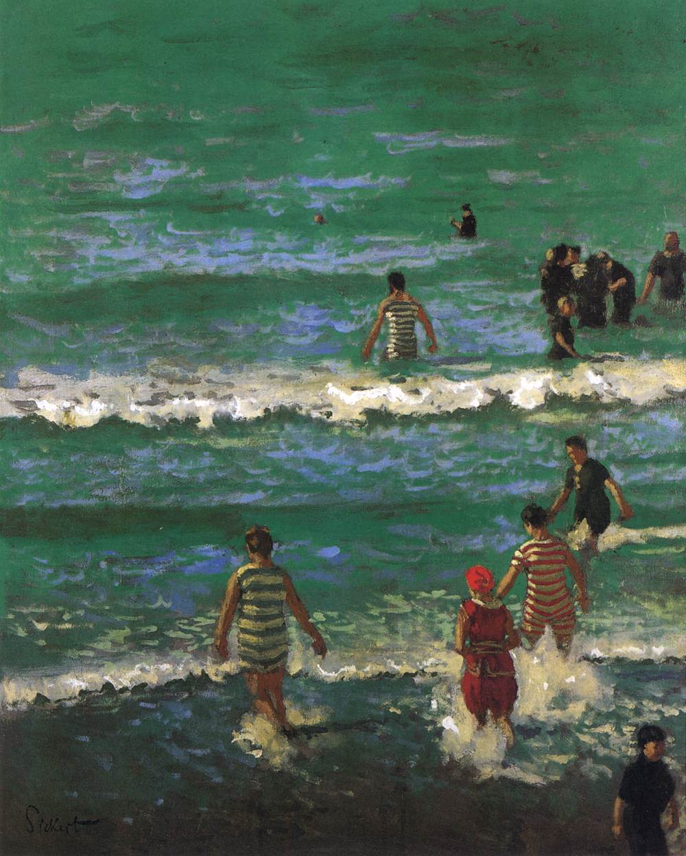 Bathers at Dieppe by SICKERT, Walter Richard