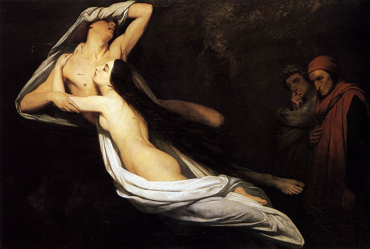 The Ghosts of Paolo and Francesca Appear to Dante and Virgil by