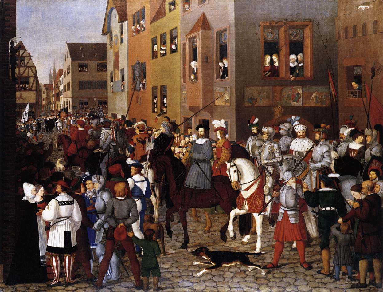 The Entry of Emperor Rudolf of Habsburg into Basel by PFORR, Franz