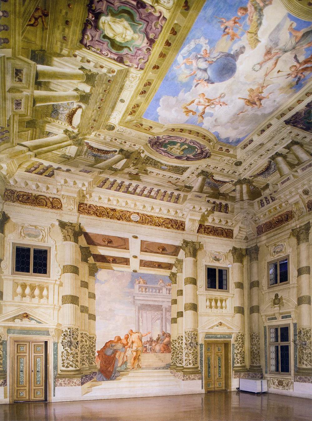 View of the main room in the Foresteria by BRUNI, Domenico