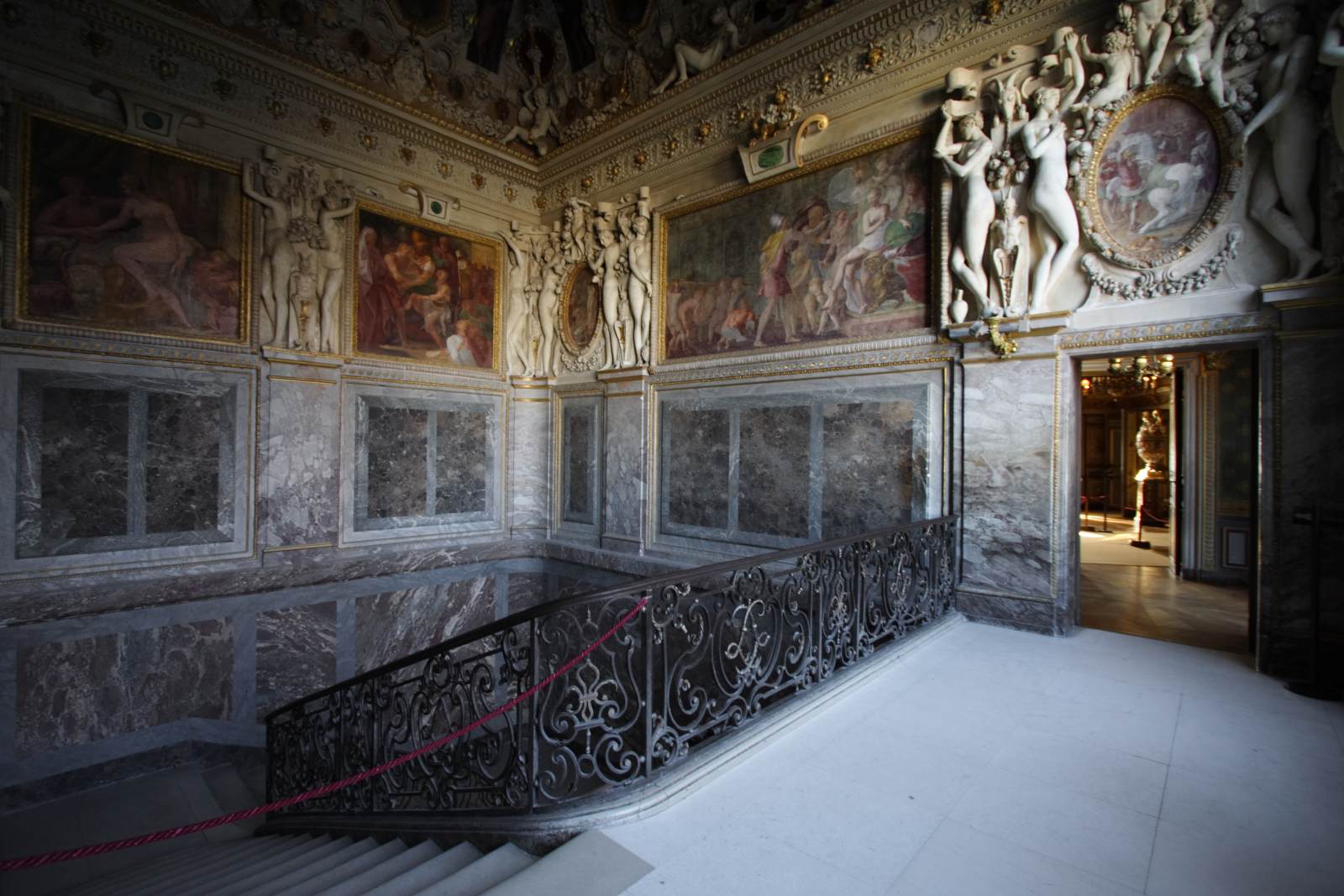 Decoration of the Royal Staircase by