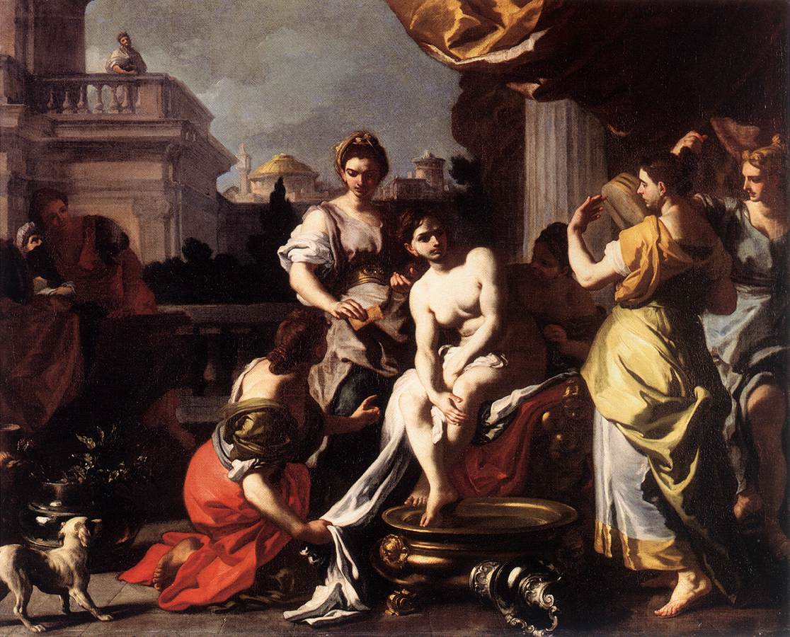 Bathsheba Bathing by SOLIMENA, Francesco