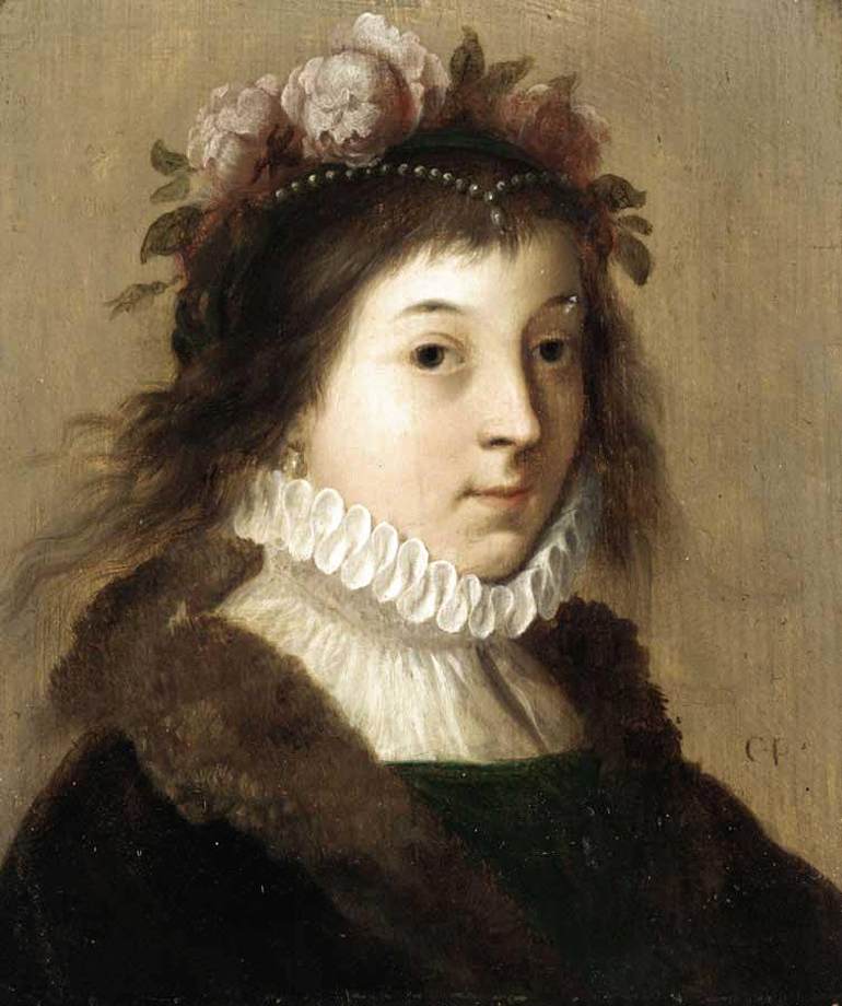 Portrait of a Young Girl as Flora by