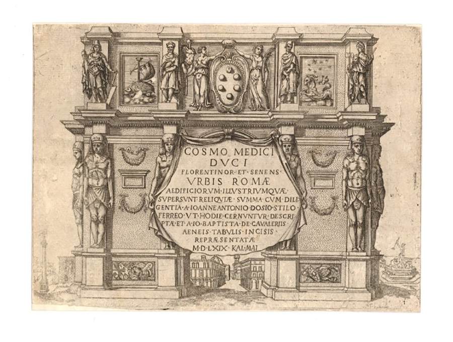 Urbis Romae aedificiorum illustrium quae supersunt reliquiae by DOSIO, Giovanni Antonio