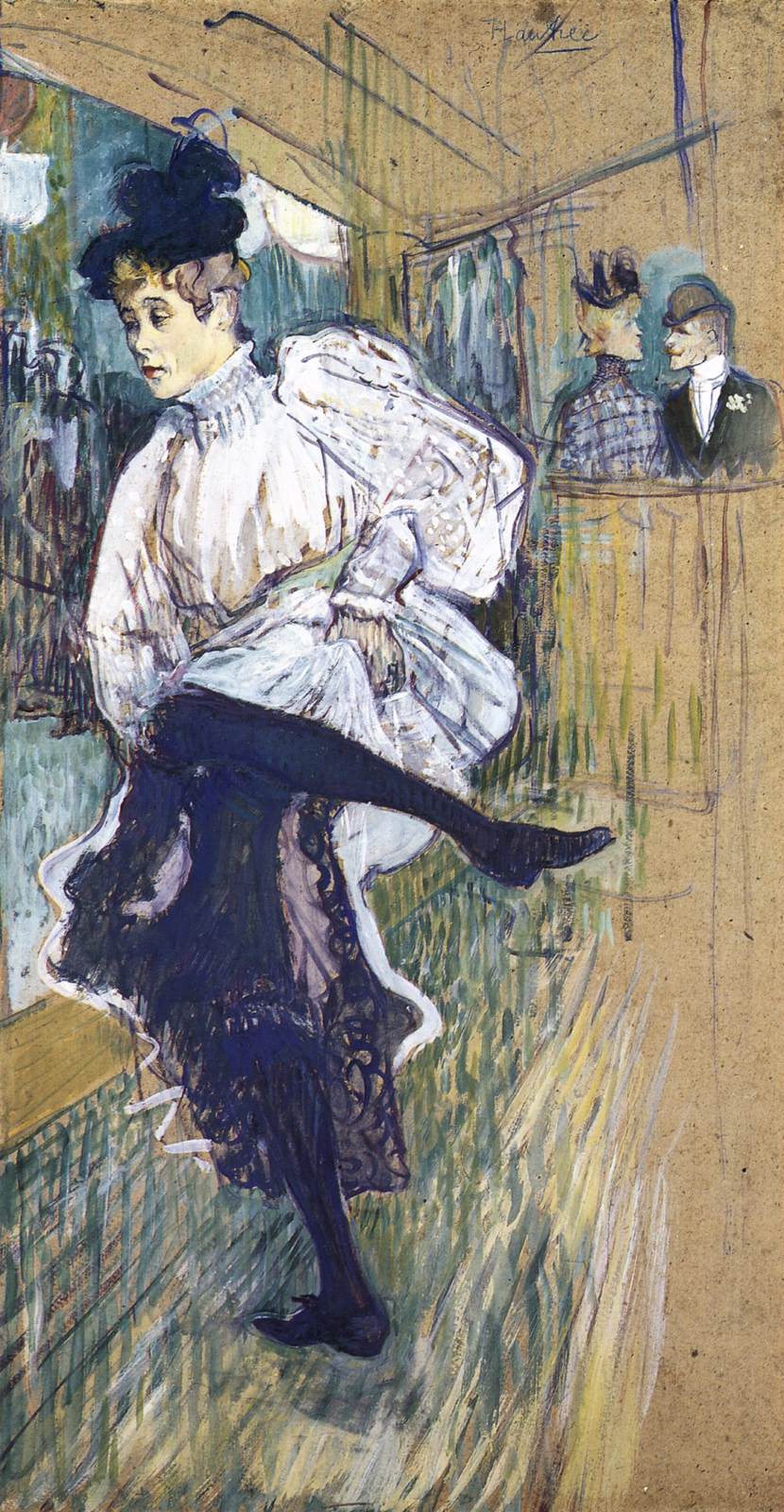 Jane Avril Dancing by TOULOUSE-LAUTREC, Henri de