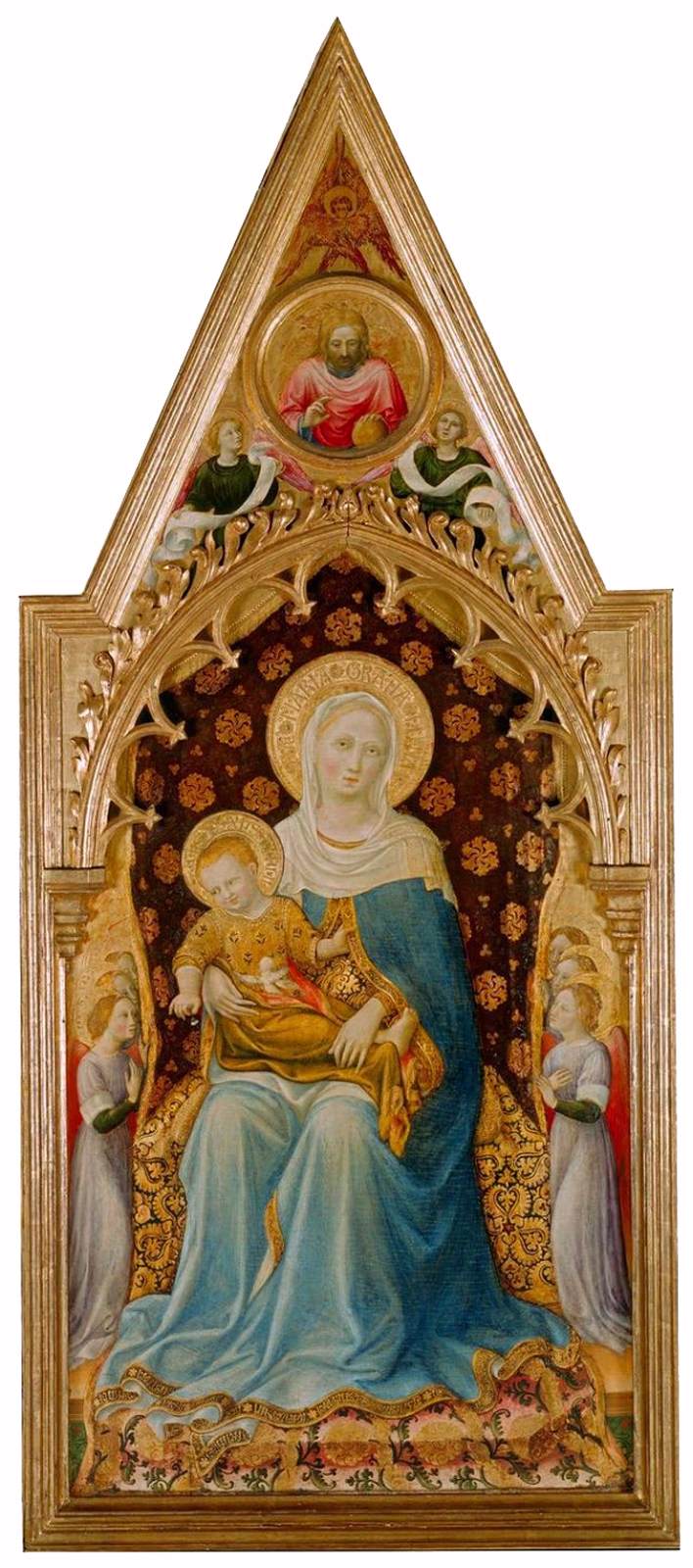 Quaratesi Polyptych: Virgin and Child by GENTILE DA FABRIANO