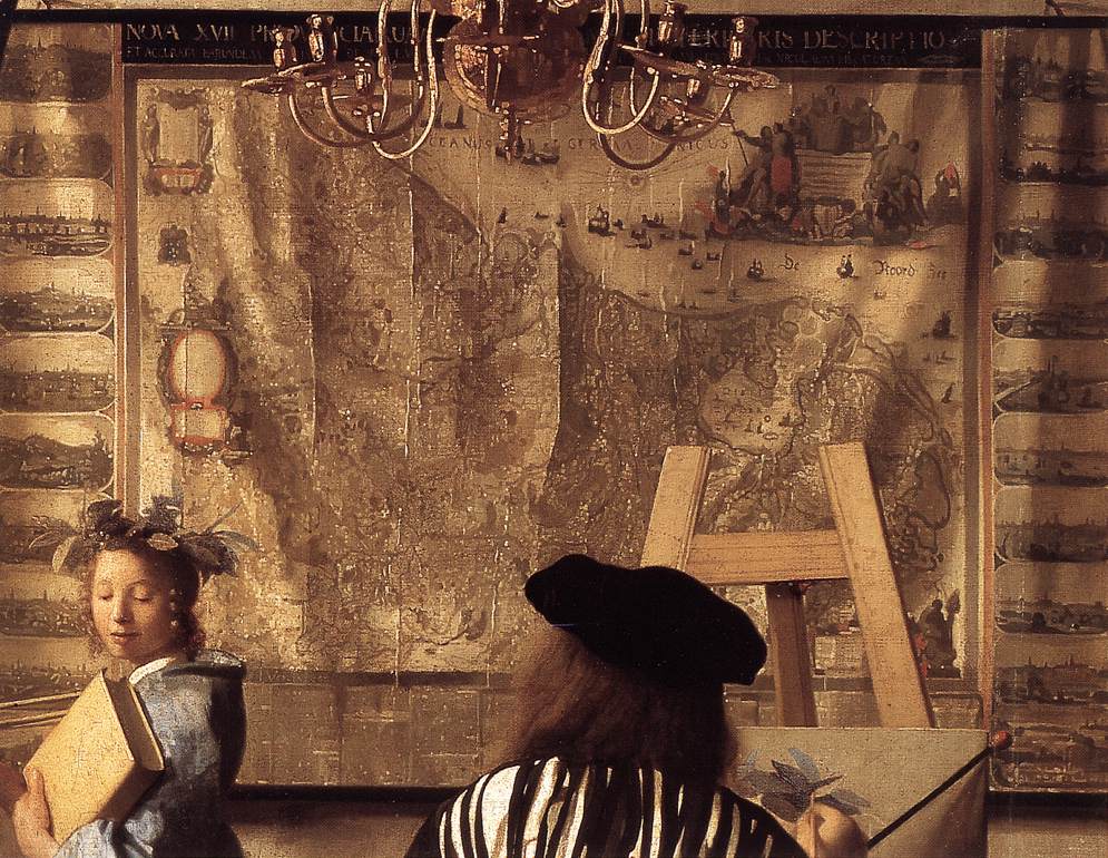 The Art of Painting (detail) by VERMEER, Johannes